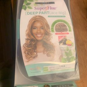 NEW Janet Collection Phila wig in BlackPurple